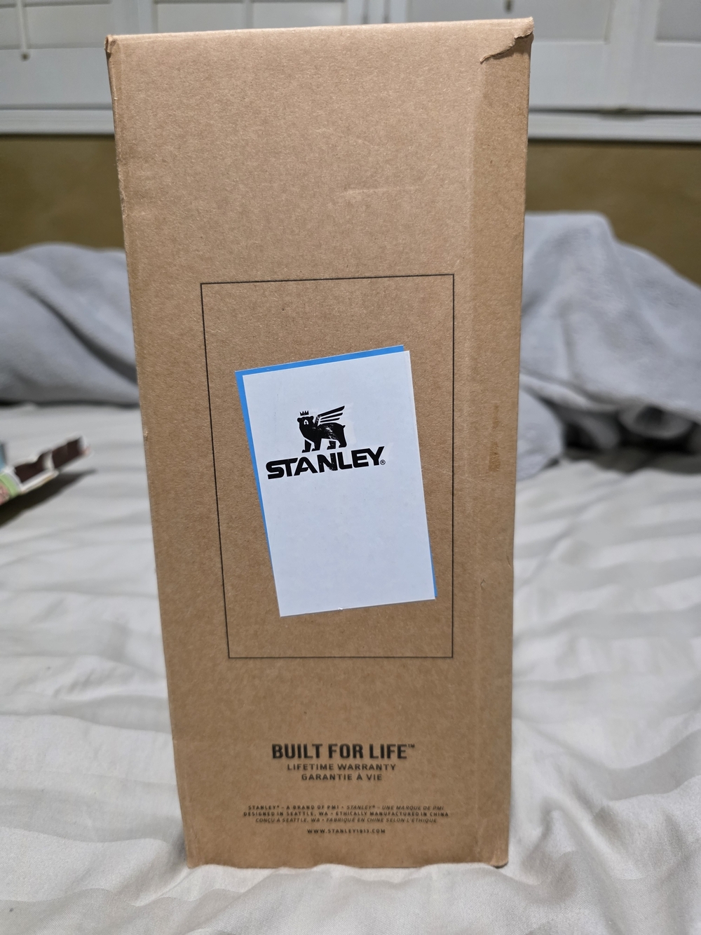 NEW STANLEY 40oz Cream Travel Tumbler with Handle & Straw - Picture 6 of 6